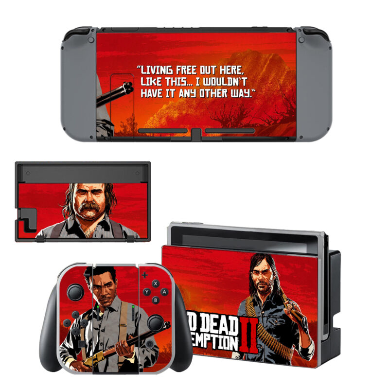 Red Dead Redemption II Decal Cover For Nintendo Switch OLED & Nintendo Switch