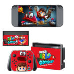Super Mario Odyssey Skin Sticker For Nintendo Switch & Nintendo Switch OLED Design 4
