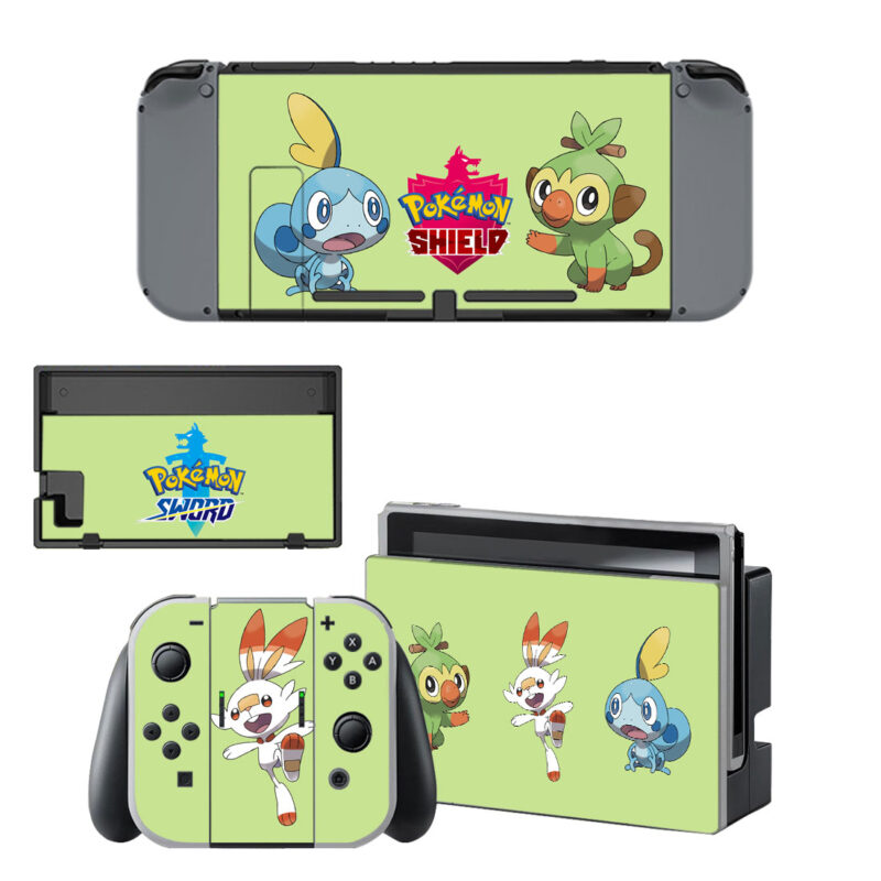 Pokemon Sword And Shield Decal Cover For Nintendo Switch & Nintendo Switch OLED Design 3