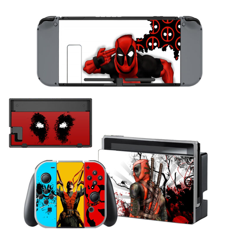 Deadpool 2 Comic Decal Cover For Nintendo Switch & Nintendo Switch OLED