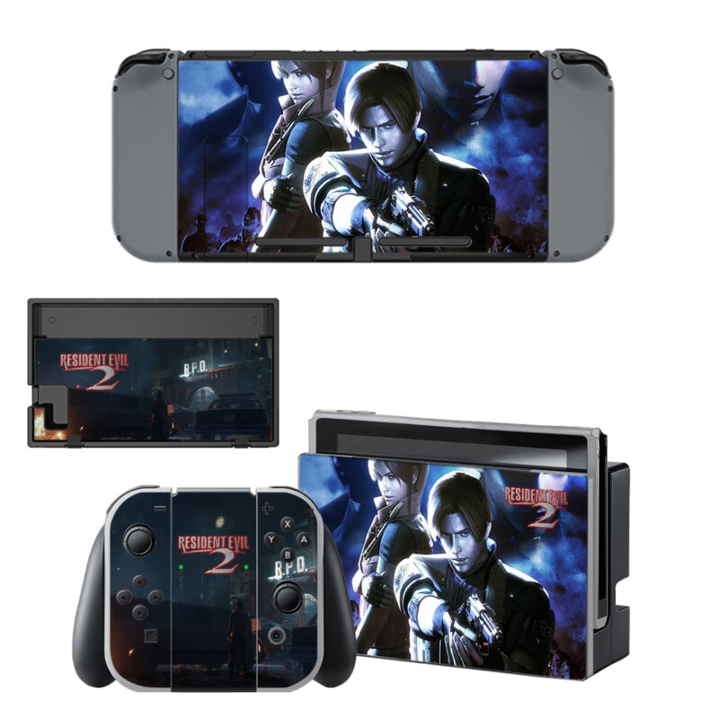 Resident Evil 2 Decal Cover For Nintendo Switch & Nintendo Switch OLED