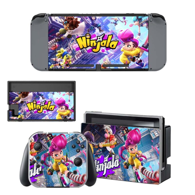 Ninjala Skin Sticker For Nintendo Switch & Nintendo Switch OLED Design 5