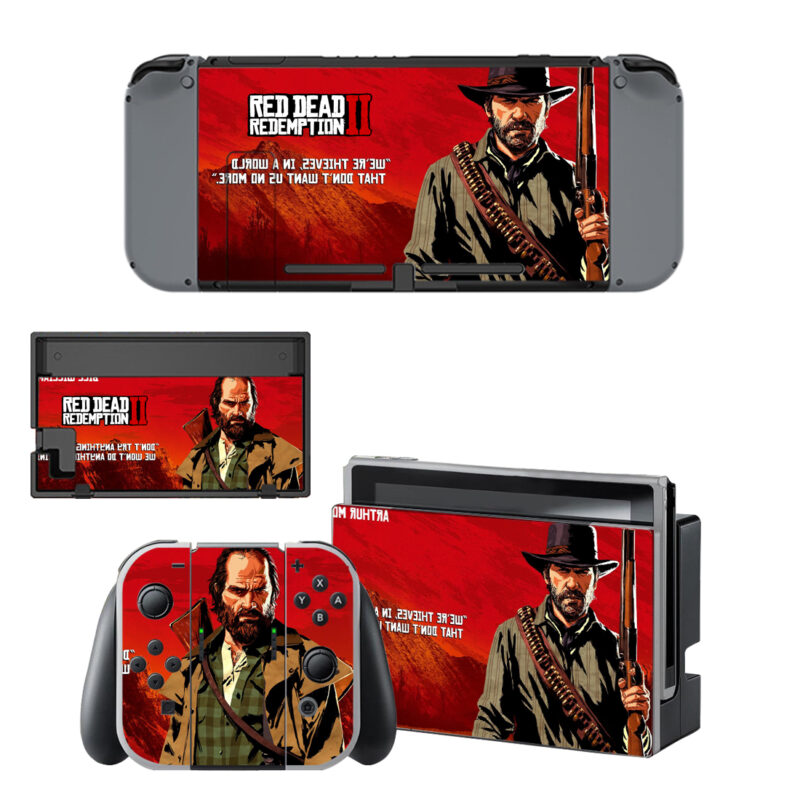 Red Dead Redemption II Decal Cover For Nintendo Switch & Nintendo Switch OLED