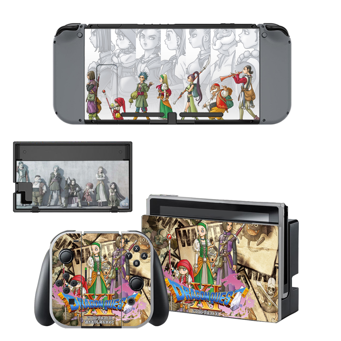 Dragon Quest XI Skin Sticker For Nintendo Switch & Nintendo Switch OLED