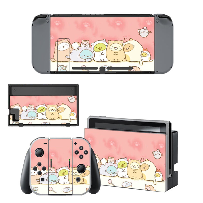 Sumikko Gurashi Skin Sticker For Nintendo Switch & Nintendo Switch OLED Design 3