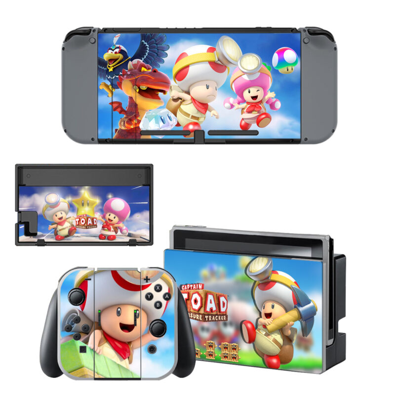 Captain Toad Treasure Tracker Decal Cover For Nintendo Switch & Nintendo Switch OLED Design 3