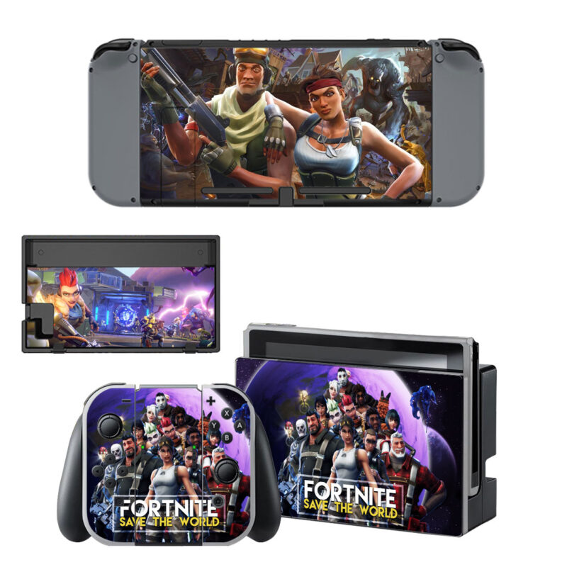 Fortnite Save The World Decal Cover For Nintendo Switch & Nintendo Switch OLED