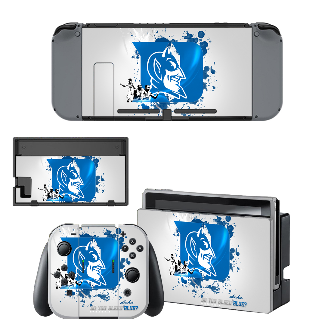 Duke Blue Devils Skin Sticker For Nintendo Switch & Nintendo Switch OLED