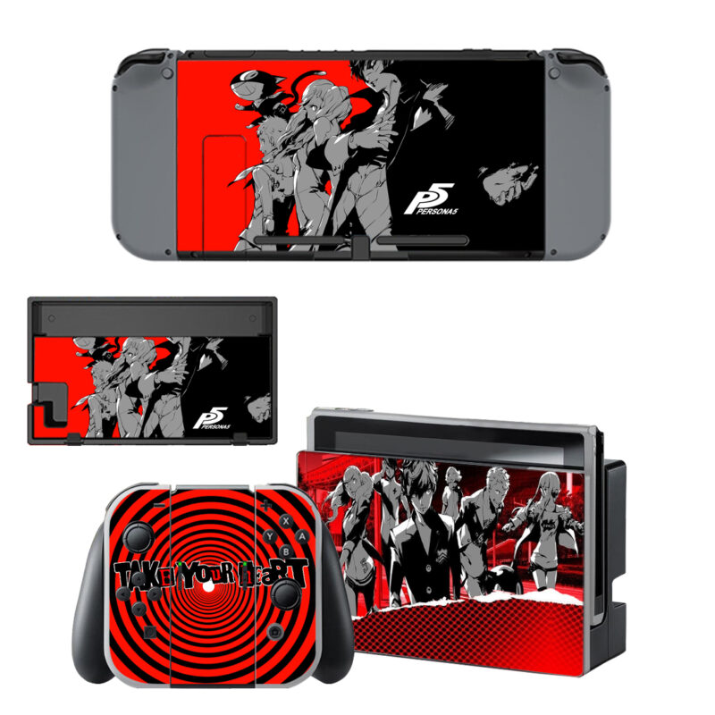 Persona Royal 5 Decal Cover For Nintendo Switch & Nintendo Switch OLED Design 7