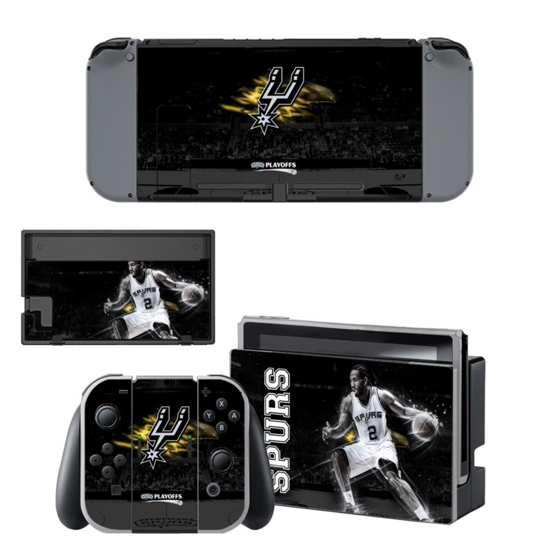 San Antonio Spurs Decal Cover For Nintendo Switch & Nintendo Switch OLED