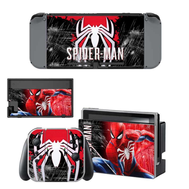 Spider Man Decal Cover For Nintendo Switch & Nintendo Switch OLED Design 6