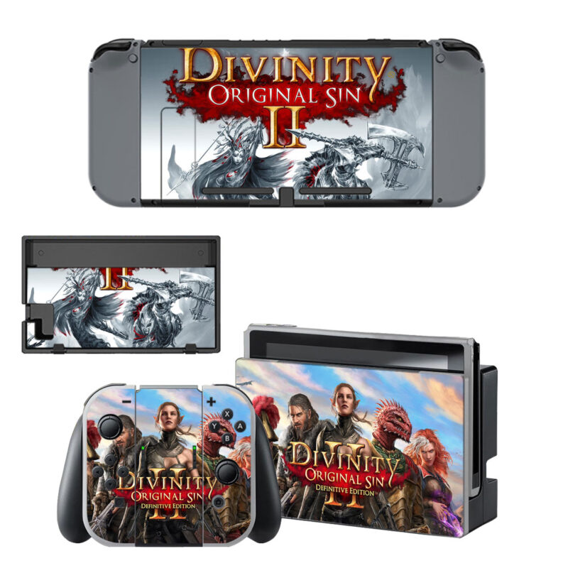 Divinity Original Sin 2 Decal Cover For Nintendo Switch & Nintendo Switch OLED Design 4