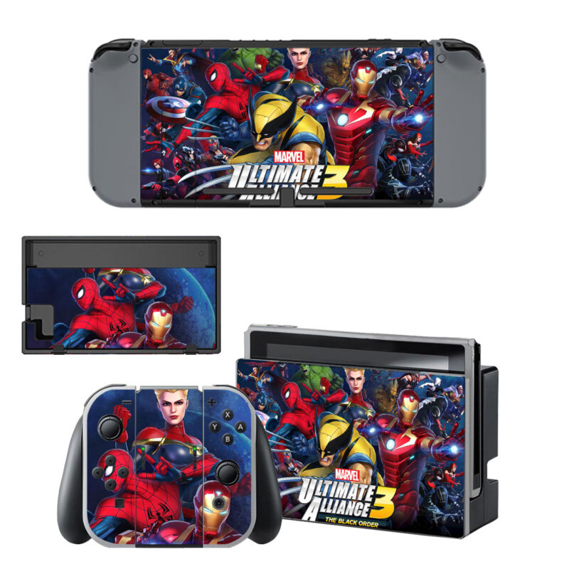 Marvel Ultimate Alliance 3 Skin Sticker For Nintendo Switch & Nintendo Switch OLED