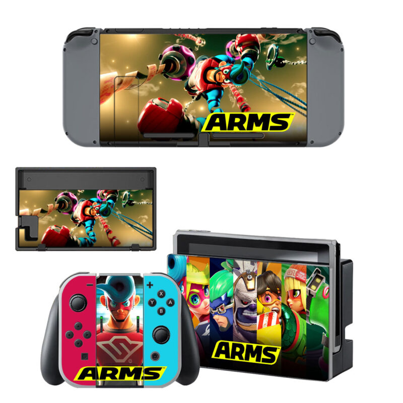 Game Arms Decal Cover For Nintendo Switch & Nintendo Switch OLED Design 1