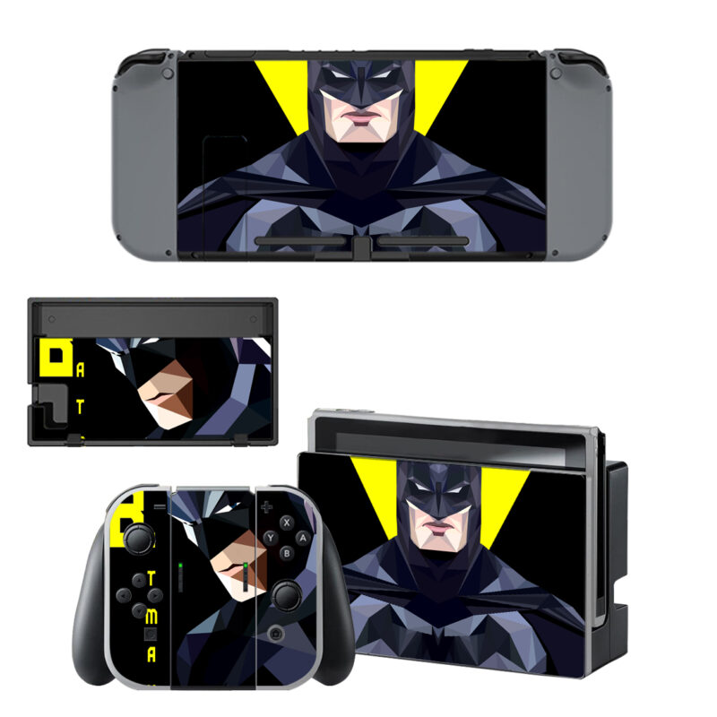 Batman Skin Sticker For Nintendo Switch & Nintendo Switch OLED Design 1