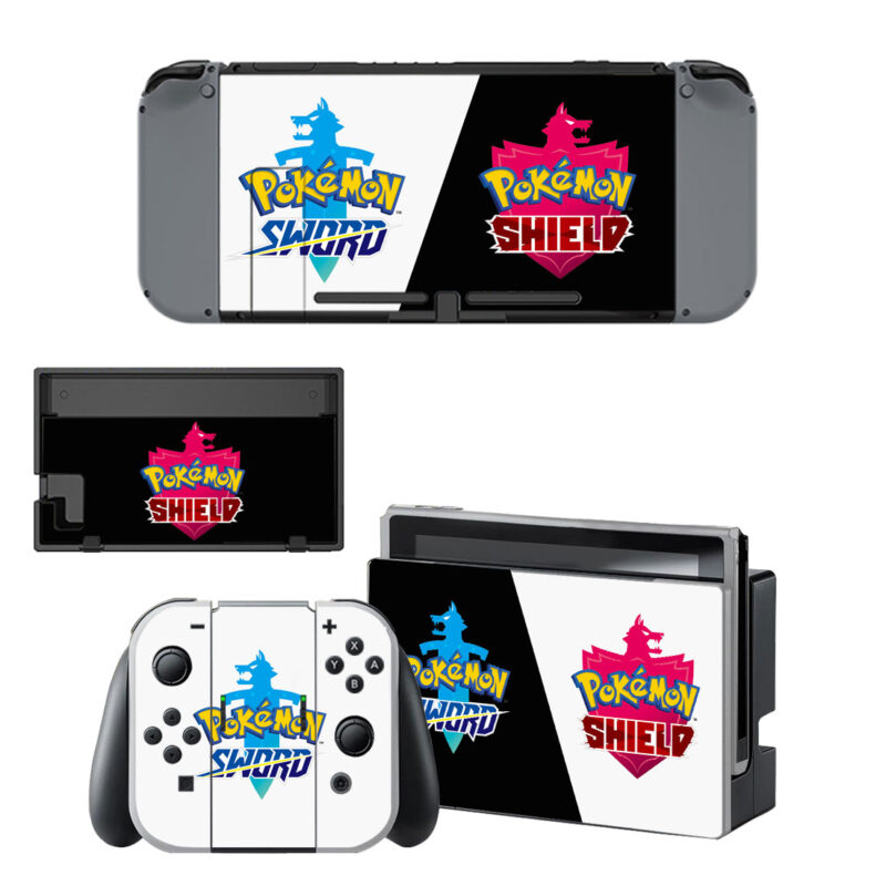 Pokemon Sword And Shield Decal Cover For Nintendo Switch & Nintendo Switch OLED Design 4