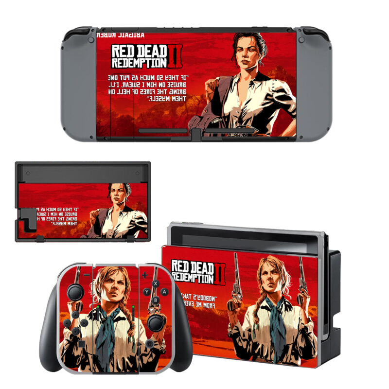 Red Dead Redemption II Skin Sticker For Nintendo Switch & Nintendo Switch OLED