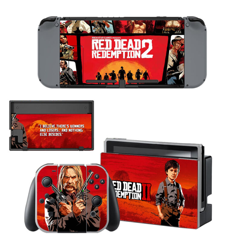 Red Dead Redemption 2 Decal Cover For Nintendo Switch & Nintendo Switch OLED