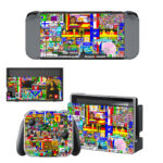 The Pixel War Skin Sticker For Nintendo Switch & Nintendo Switch OLED