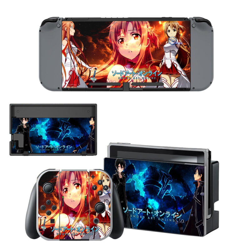 Sword Art Online Skin Sticker For Nintendo Switch & Nintendo Switch OLED