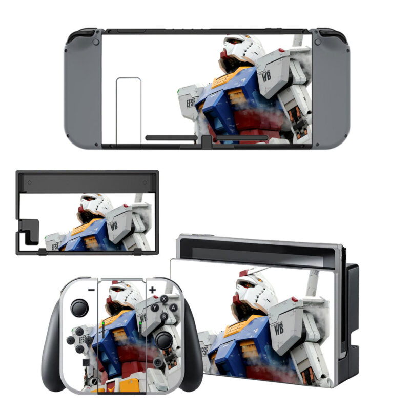 Gundam Decal Cover For Nintendo Switch & Nintendo Switch OLED Design 1