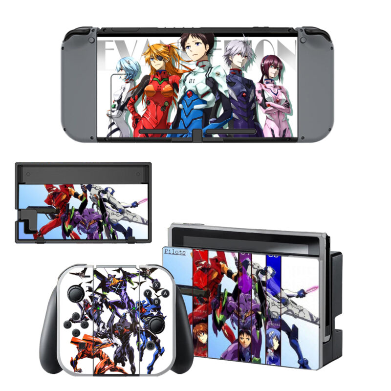 Neon Genesis Evangelion Decal Cover For Nintendo Switch & Nintendo Switch OLED Design 1