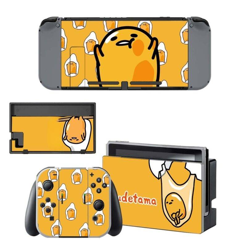 Gudetama Decal Cover For Nintendo Switch & Nintendo Switch OLED Design 3