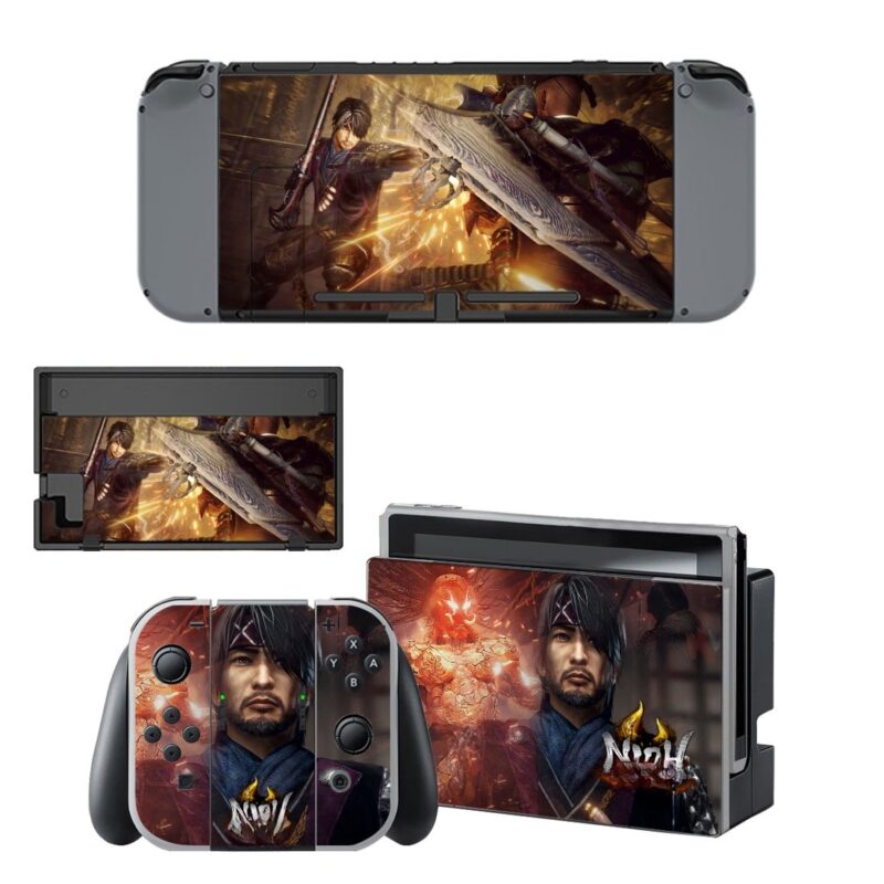 Nioh 2 Decal Cover For Nintendo Switch & Nintendo Switch OLED Design 2