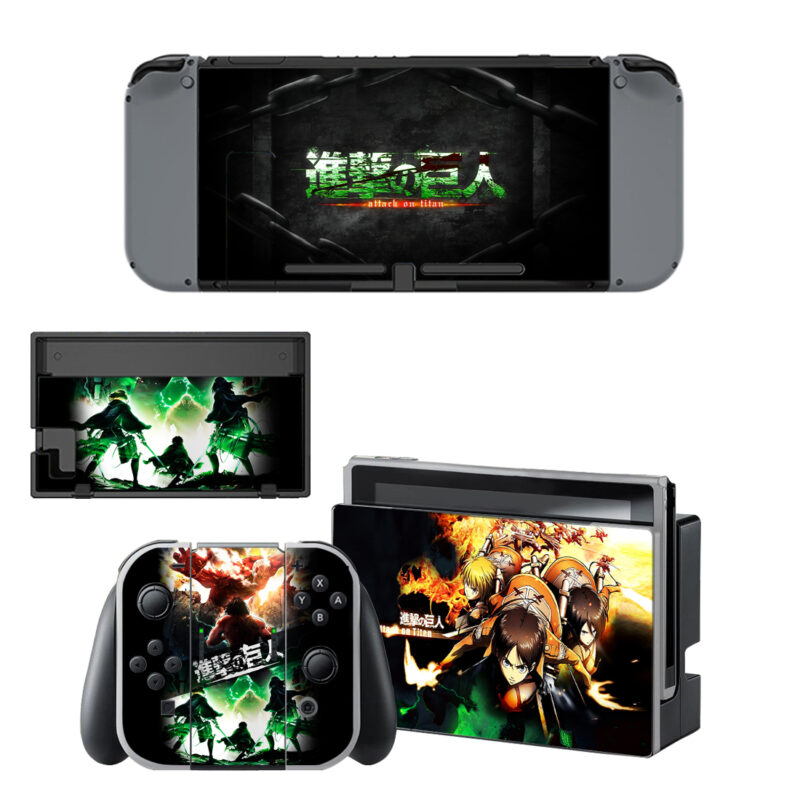 Attack On Titan Skin Sticker For Nintendo Switch & Nintendo Switch OLED Design 5