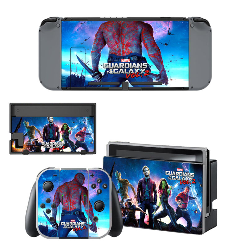 Guardians Of The Galaxy Vol. 2 Skin Sticker For Nintendo Switch & Nintendo Switch OLED Design 3