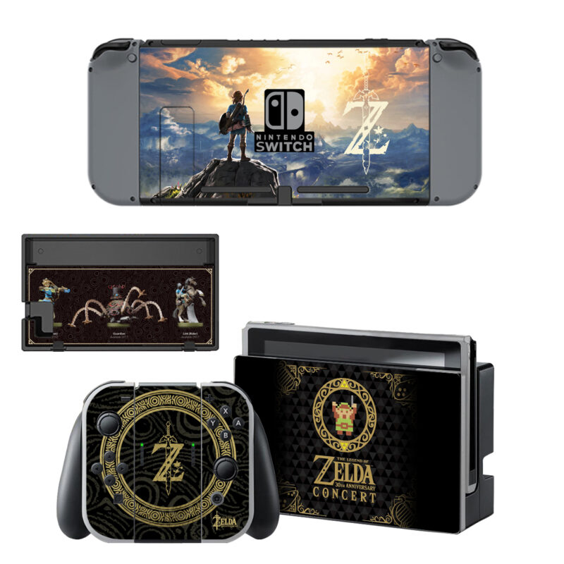 The Legend Of Zelda 30th Anniversary Concert Decal Cover For Nintendo Switch & Nintendo Switch OLED