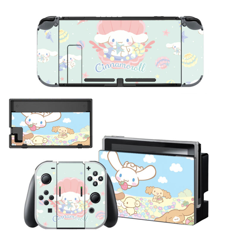 Cinnamoroll Skin Sticker For Nintendo Switch OLED & Nintendo Switch Design 4