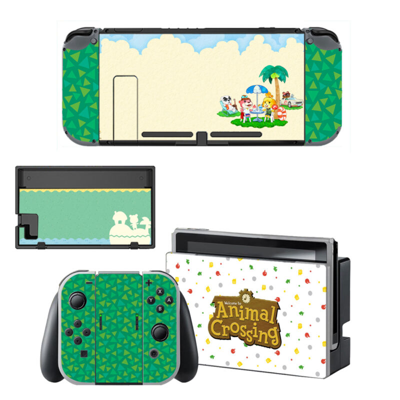 Animal Crossing Decal Cover For Nintendo Switch OLED & Nintendo Switch Design 8