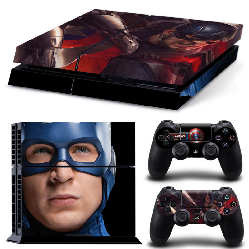 Captain America PS4 Skin Sticker