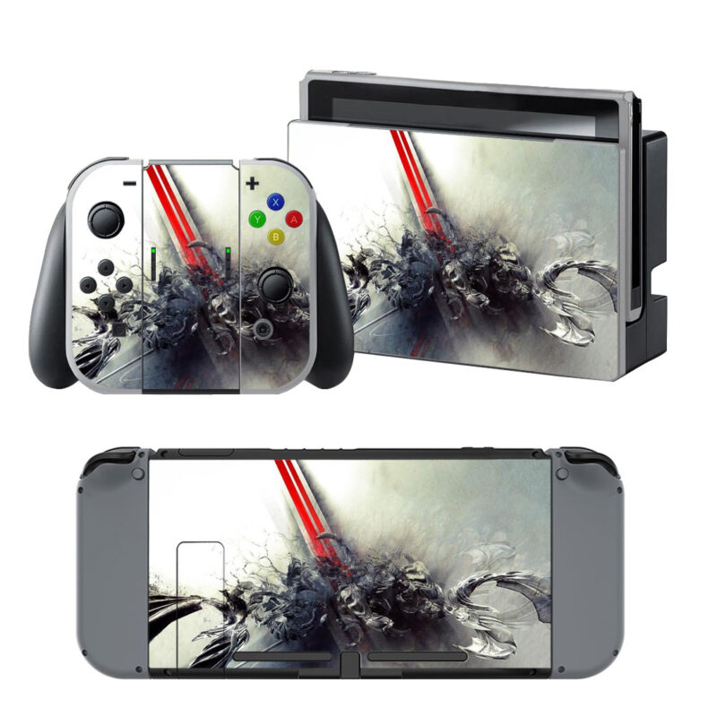 Color Paint Blast Shadow Decal Cover For Nintendo Switch & Nintendo Switch OLED