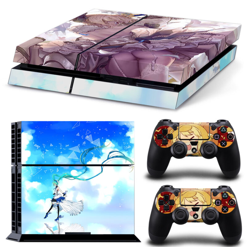 Hatsune Miku Characters PS4 Skin Sticker Design 2