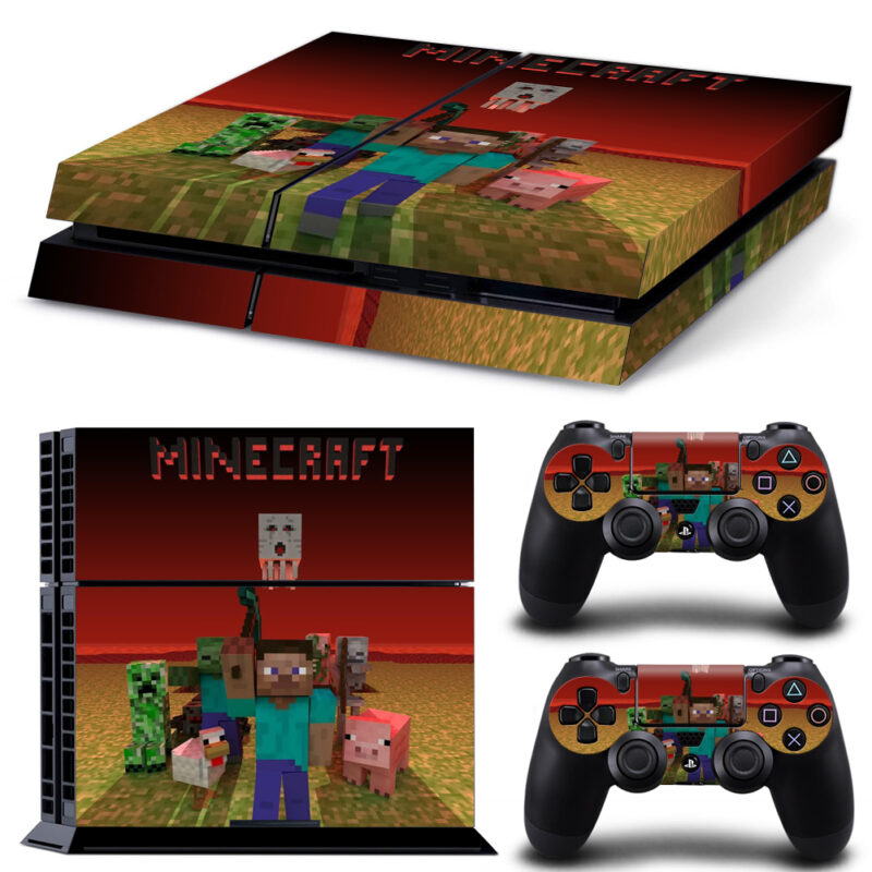 Minecraft Game PS4 Skin Sticker Design 4