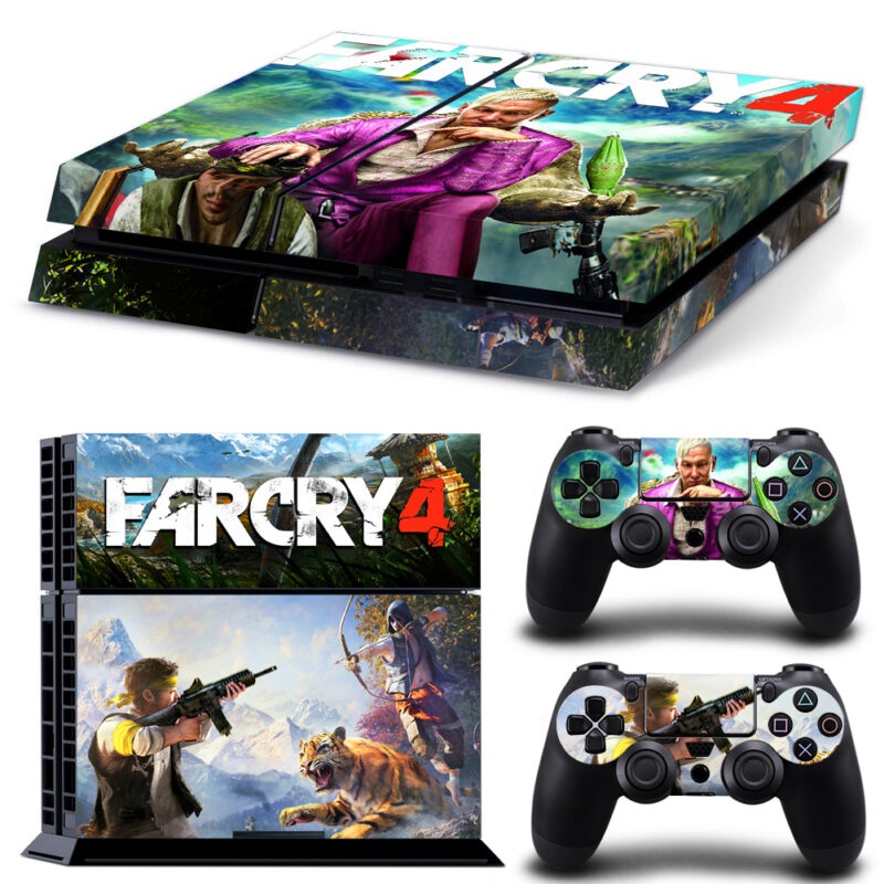 Far Cry 4 Game Skin Sticker For PS4 And Controllers