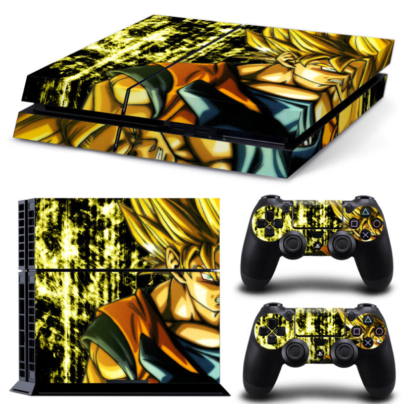 Dragon Ball Z Super Saiyan Goku PS4 Skin Sticker