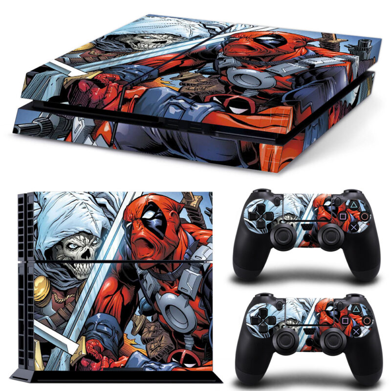 Deadpool Comic PS4 Skin Sticker Design 4