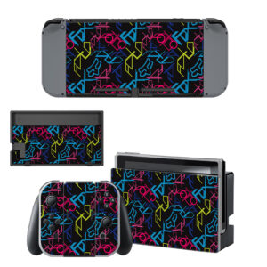 Fox Racing Pattern Decal Cover For Nintendo Switch OLED & Nintendo Switch