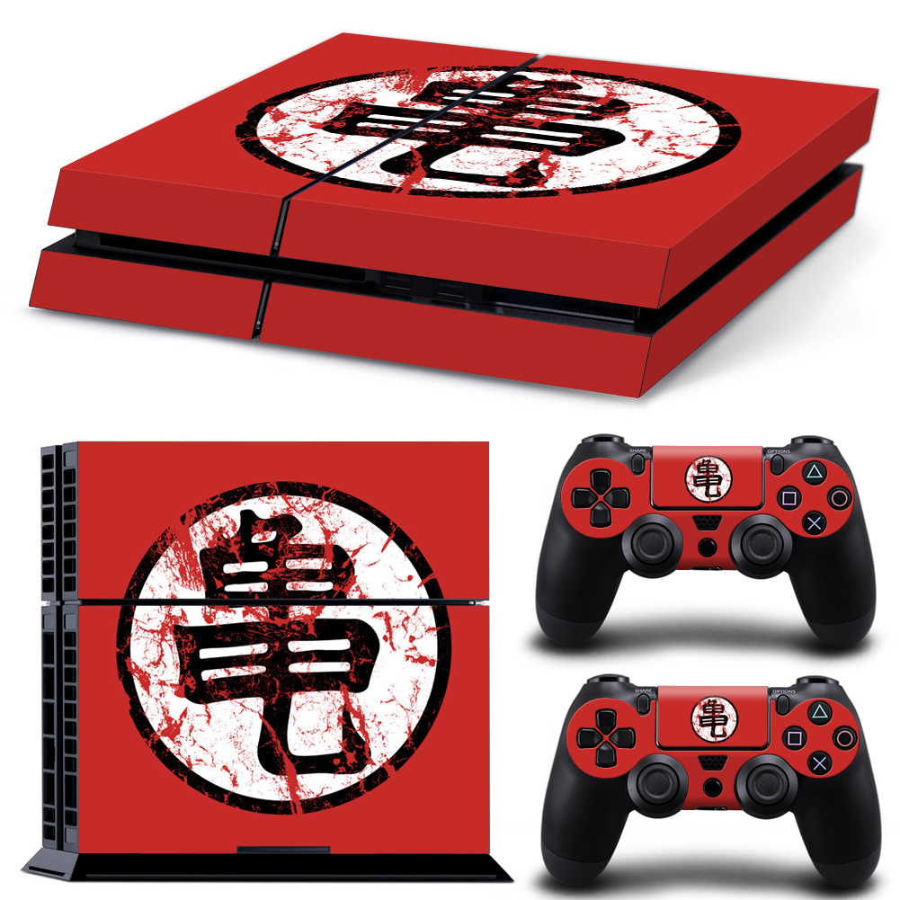 Dragon Ball Kame Turtle Kanji Master Roshi PS4 Skin Sticker