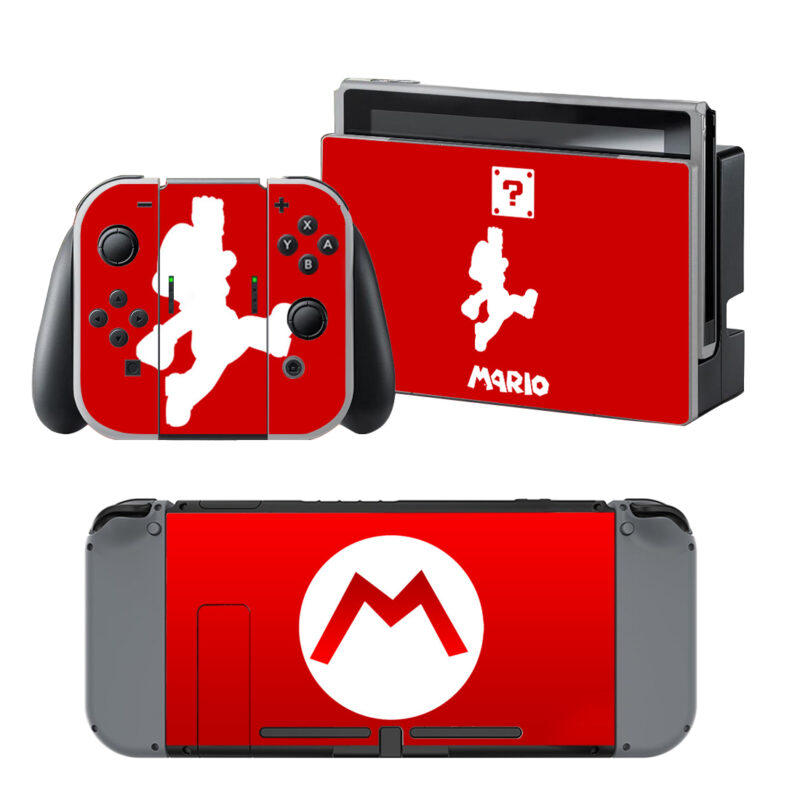 Mario Skin Sticker For Nintendo Switch & Nintendo Switch OLED