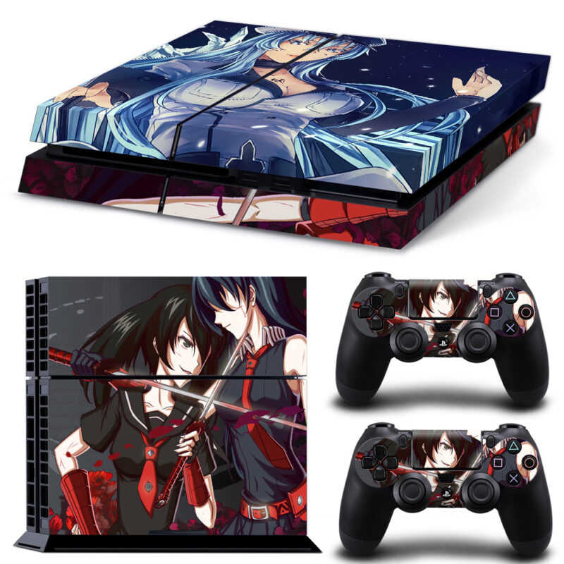 Akame Ga Kill! PS4 Skin Sticker Design 2