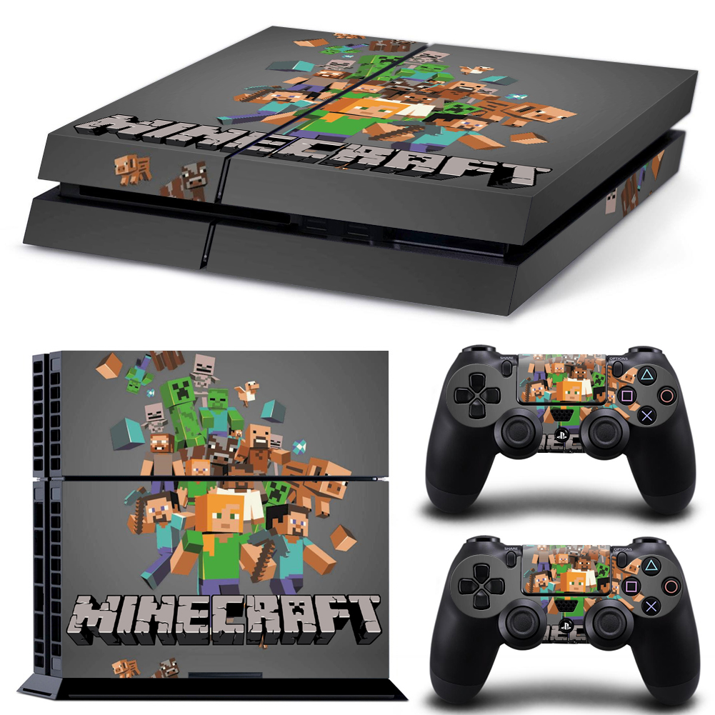 Minecraft Characters PS4 Skin Sticker