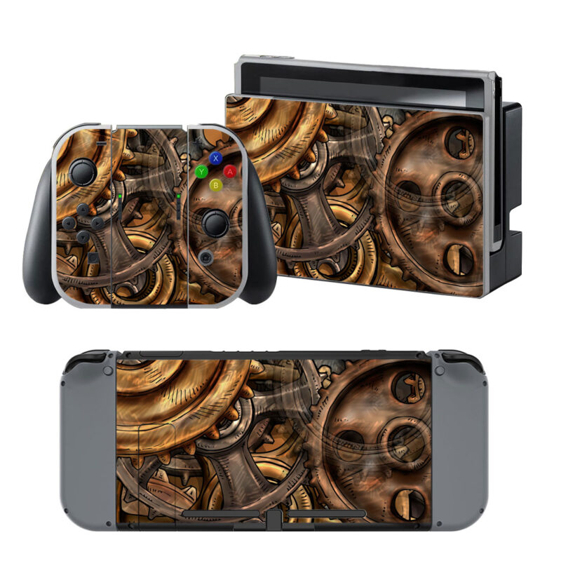 Gear Machine Art Decal Cover For Nintendo Switch & Nintendo Switch OLED