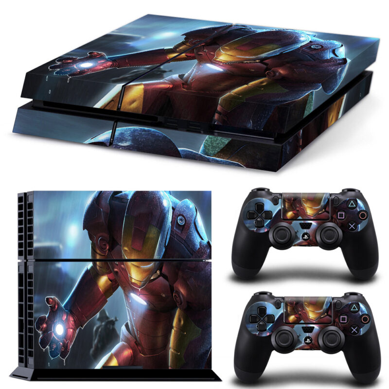 Iron Man PS4 Skin Sticker Design 1