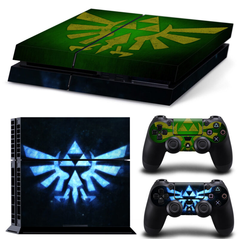 Legend Of Zelda Triforce PS4 Skin Sticker