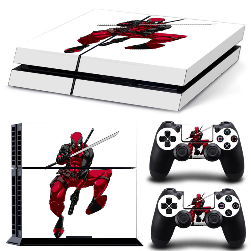 Deadpool Comic PS4 Skin Sticker Design 5