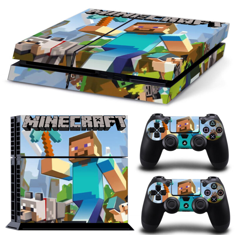 Minecraft Game Skin Sticker For PS4 And Controllers